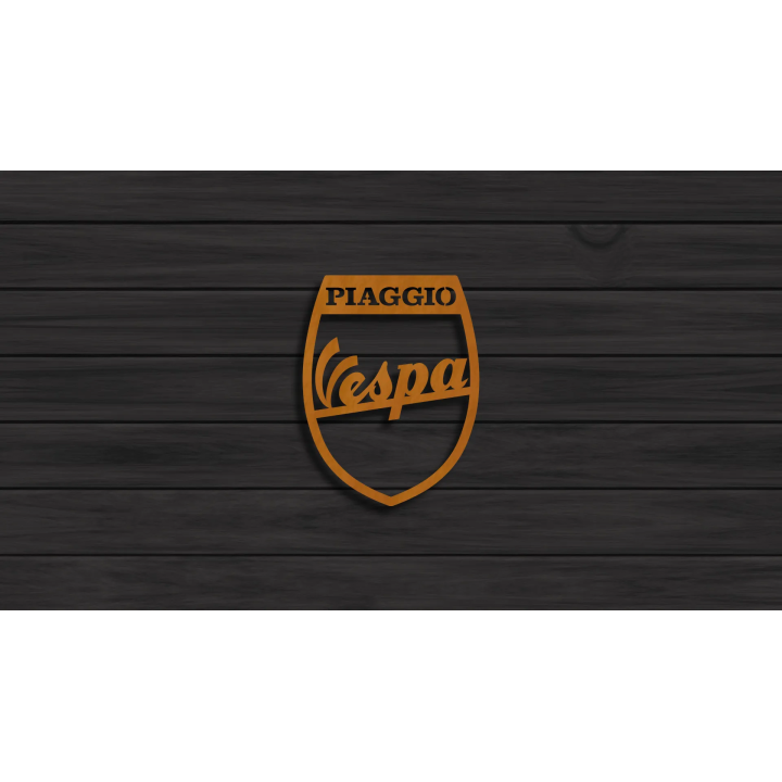 Vespa Piaggio cortensteel sign