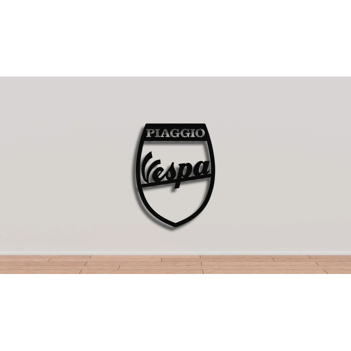 Vespa Piaggio cortensteel sign
