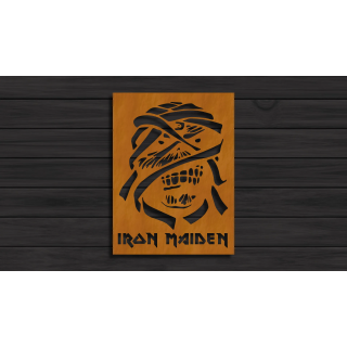 Iron Maiden cortensteel sign