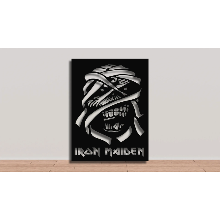 Iron Maiden cortensteel sign