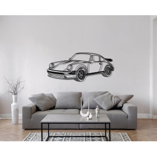 Porsche 911 930 Turbo iso silhouette