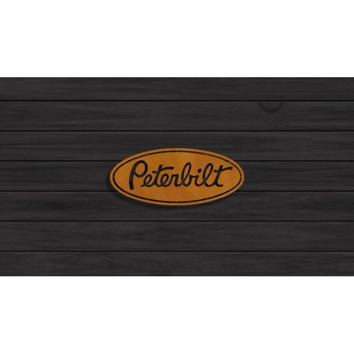 Peterbilt cortensteel sign