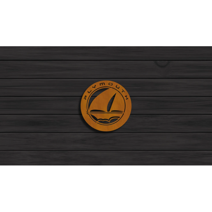 Plymouth cortensteel sign