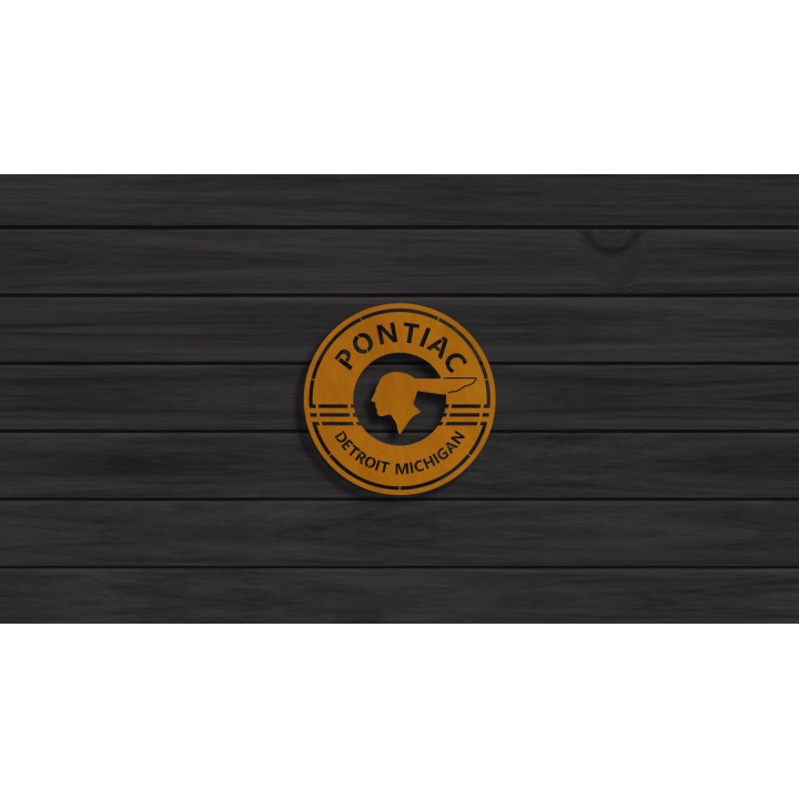 Pontiac cortensteel sign