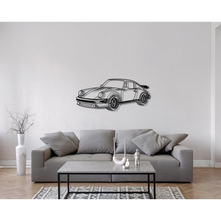 Porsche 911 930 Turbo iso silhouette