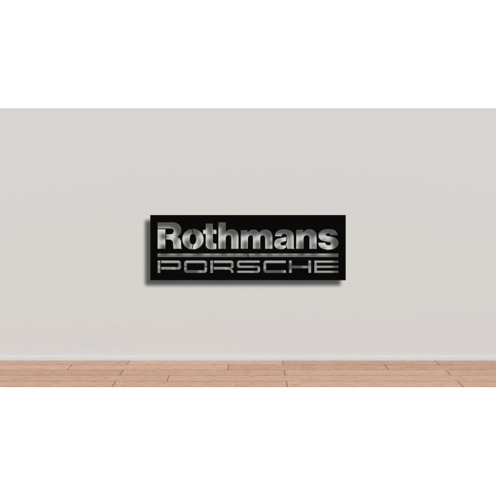 Porsche Rothmans cortensteel sign