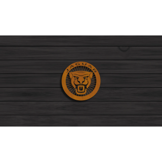 Jaguar head cortensteel sign