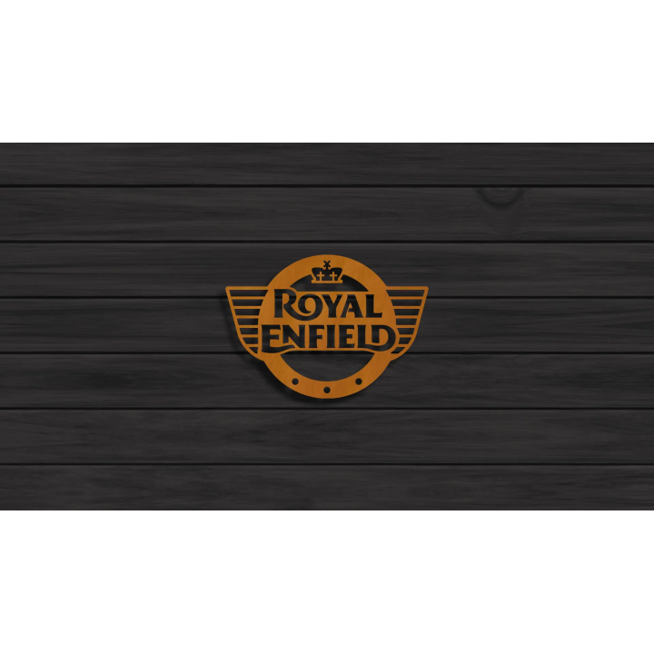 Royal Enfield cortensteel sign