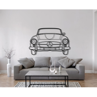 Mercedes 190SL front silhouette