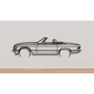 Mercedes 107SL full silhouette