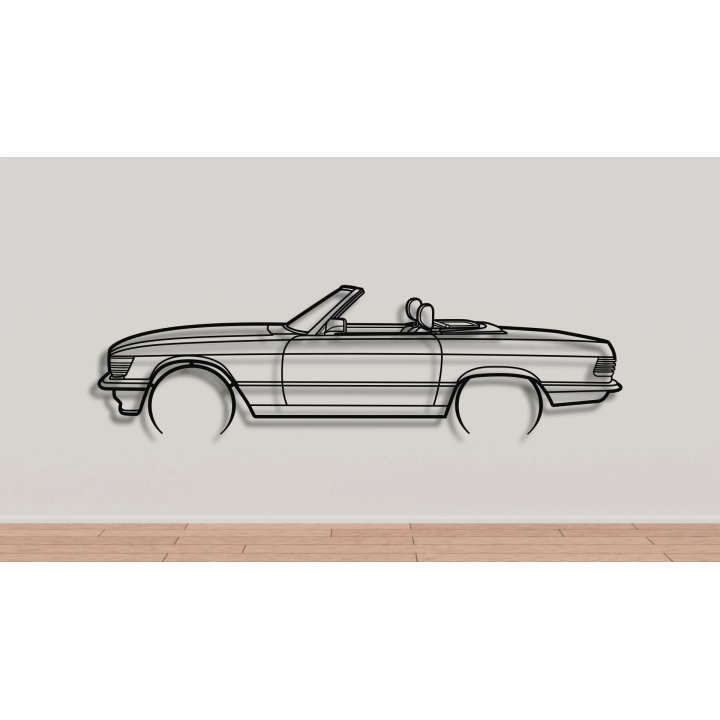 Mercedes 107SL full silhouette