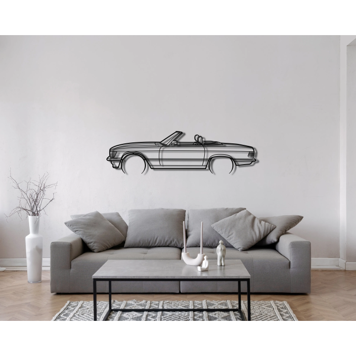 Mercedes 107SL full silhouette