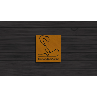 Zandvoort track cortensteel sign