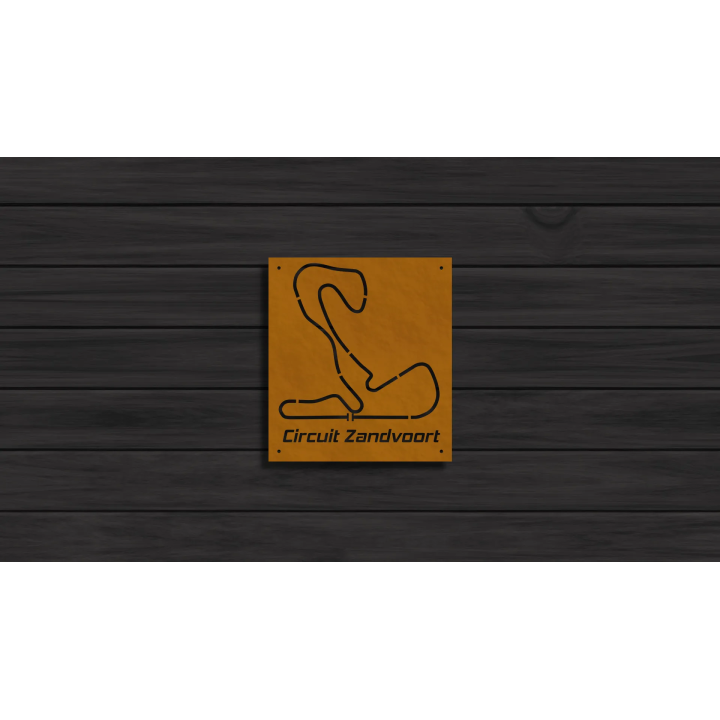 Zandvoort track cortensteel sign