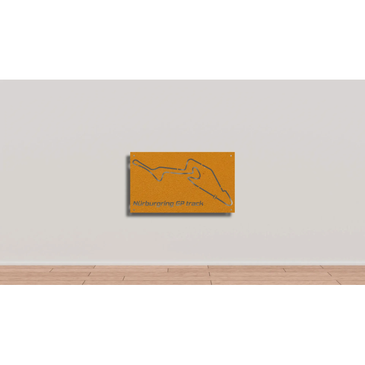 Nurburgring GP racetrack cortensteel sign