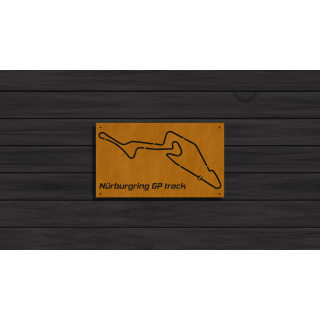 Nurburgring GP racetrack cortensteel sign
