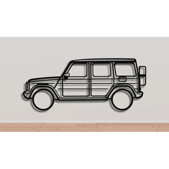 Mercedes G full silhouette