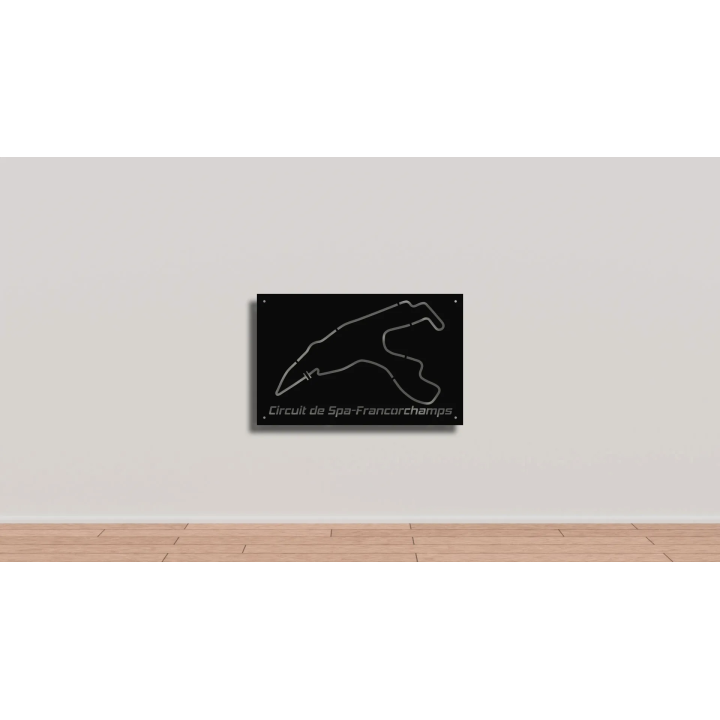 Spa track cortensteel sign