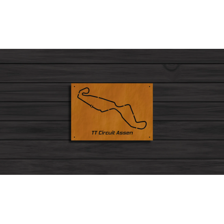 TT Assen track cortensteel sign