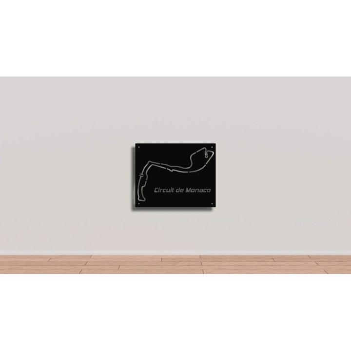Monaco racetrack cortensteel sign