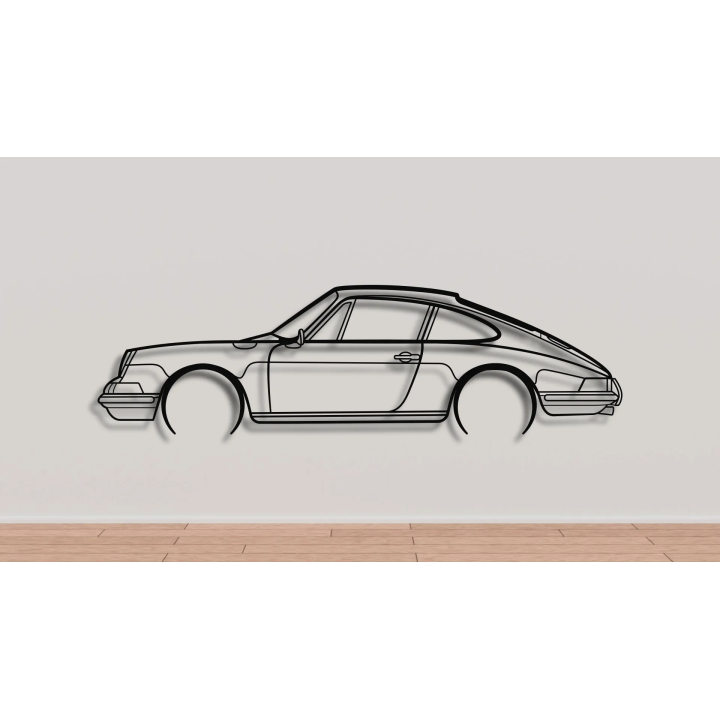 Porsche 912 full silhouette