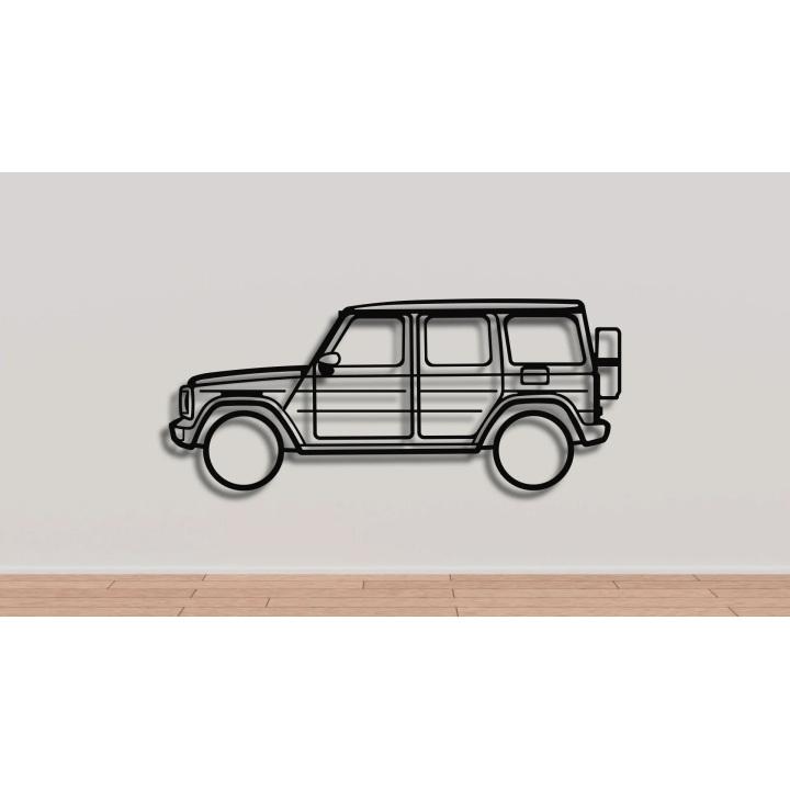 Mercedes G full silhouette
