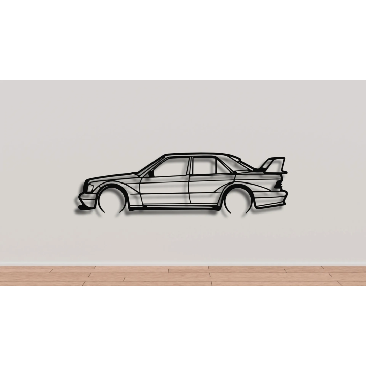 Mercedes 190E Evo II full silhouette