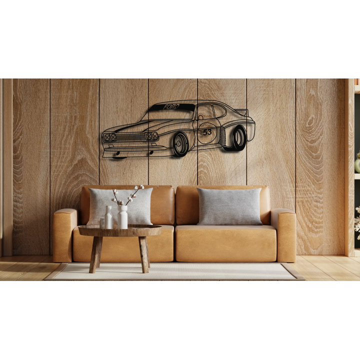 Ford Capri RS3100 silhouette