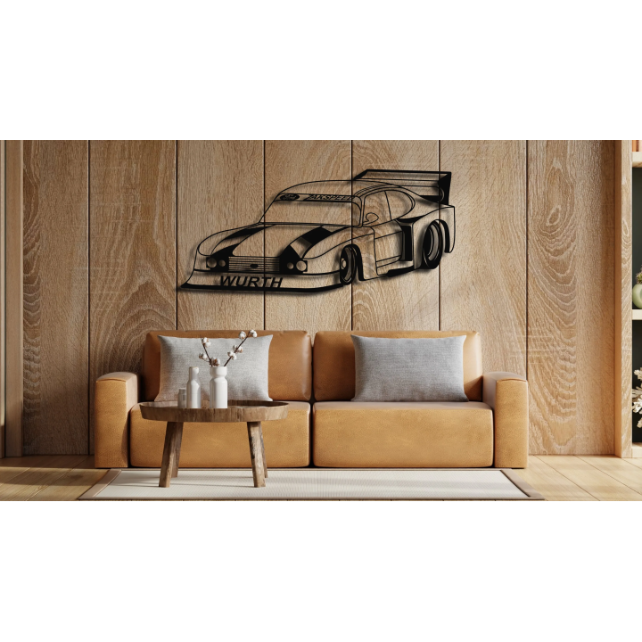 Ford Capri Zakspeed angled silhouette