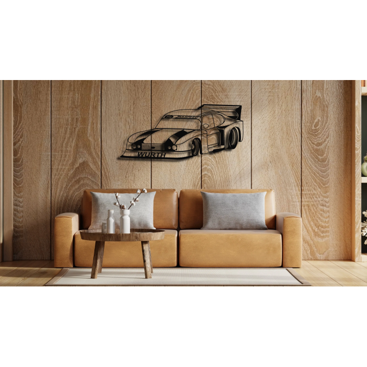 Ford Capri Zakspeed angled silhouette