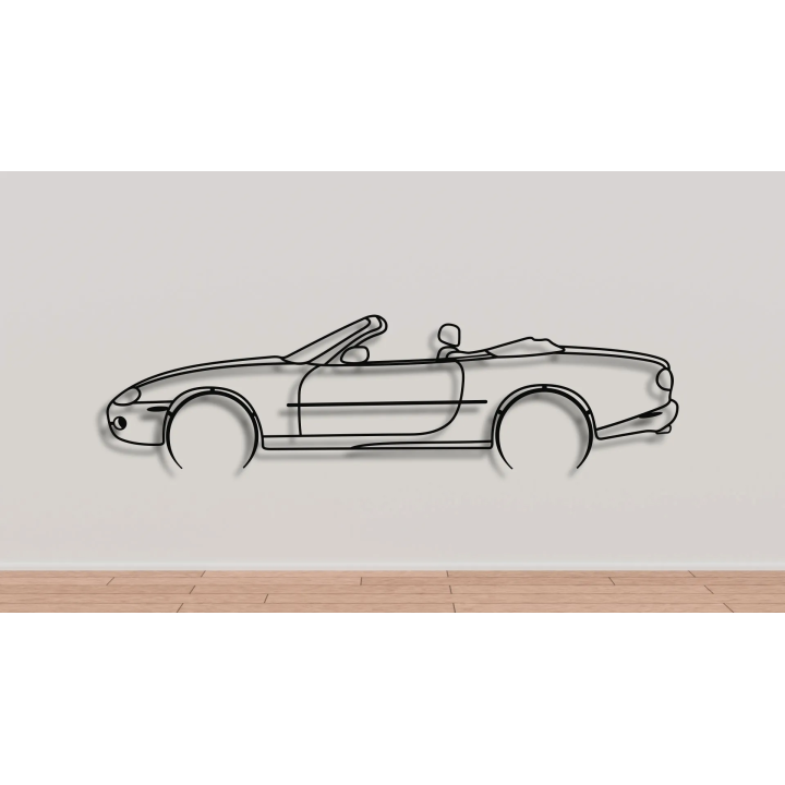 Jaguar XK8 cabrio full silhouette