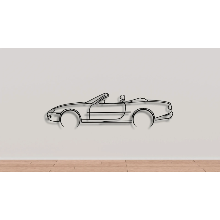 Jaguar XK8 cabrio full silhouette