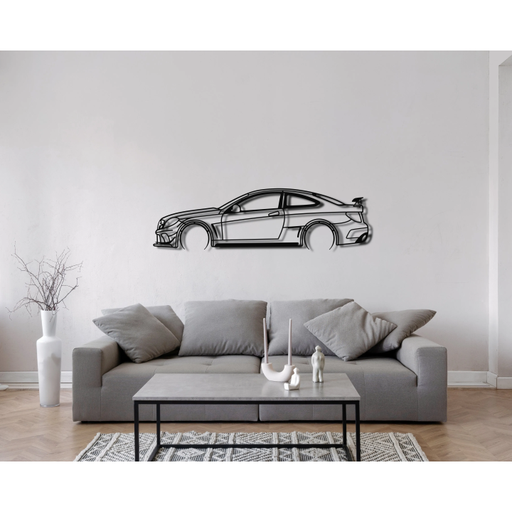 Mercedes C63 AMG Black series full silhouette