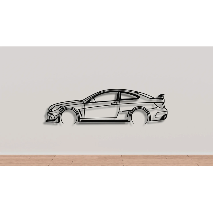 Mercedes C63 AMG Black series full silhouette