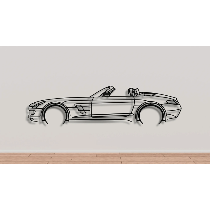 Mercedes SLS AMG Cabrio full sihouette