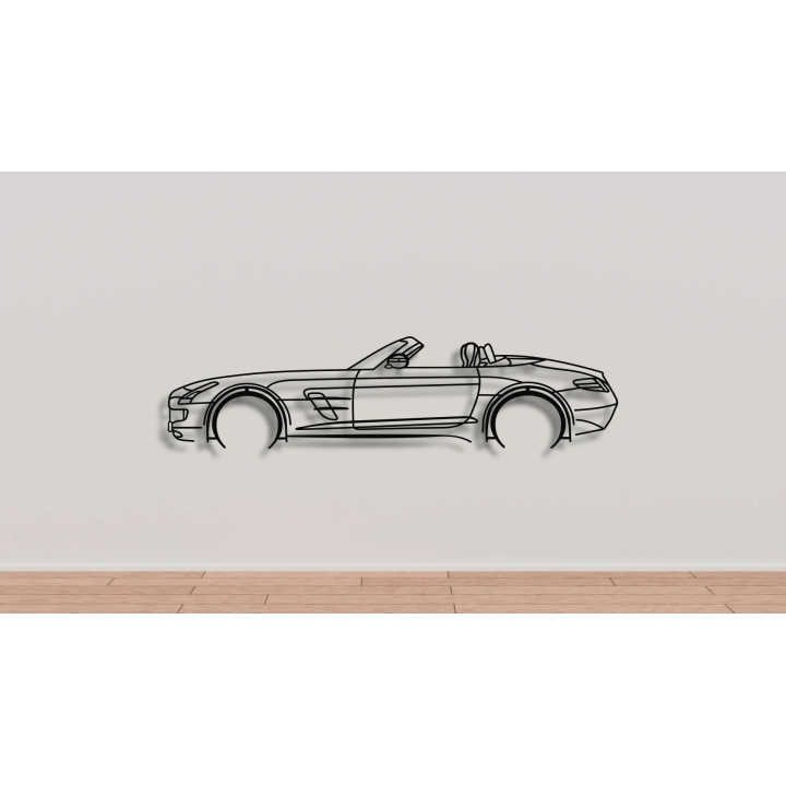 Mercedes SLS AMG Cabrio full sihouette