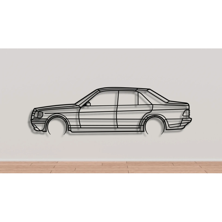 Mercedes 190E full silhouette