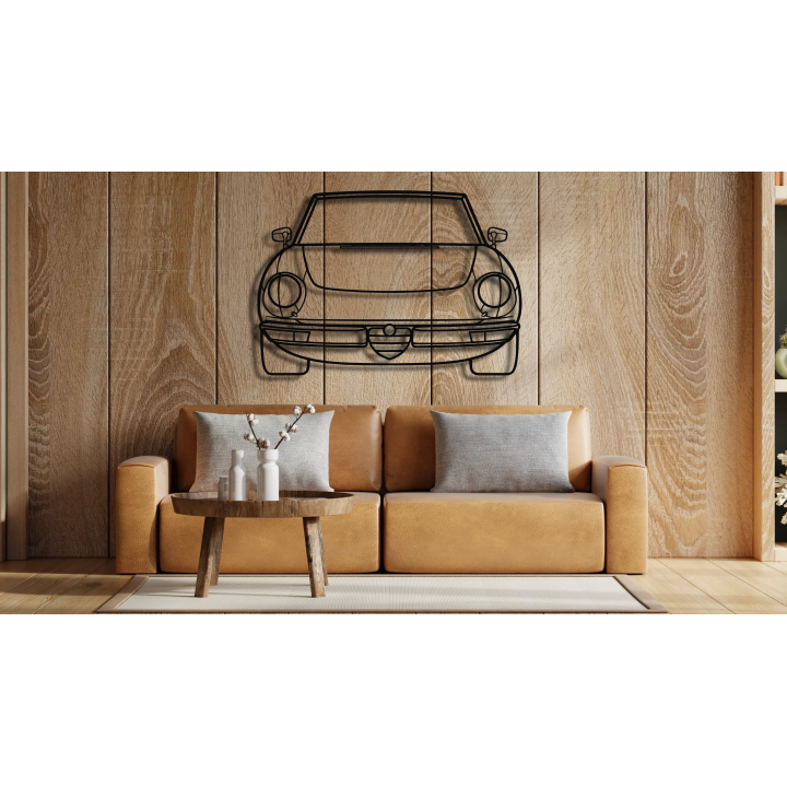 Alfa Romeo Spider front silhouette