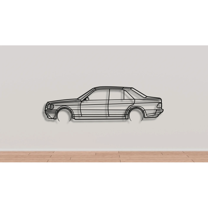Mercedes 190E full silhouette