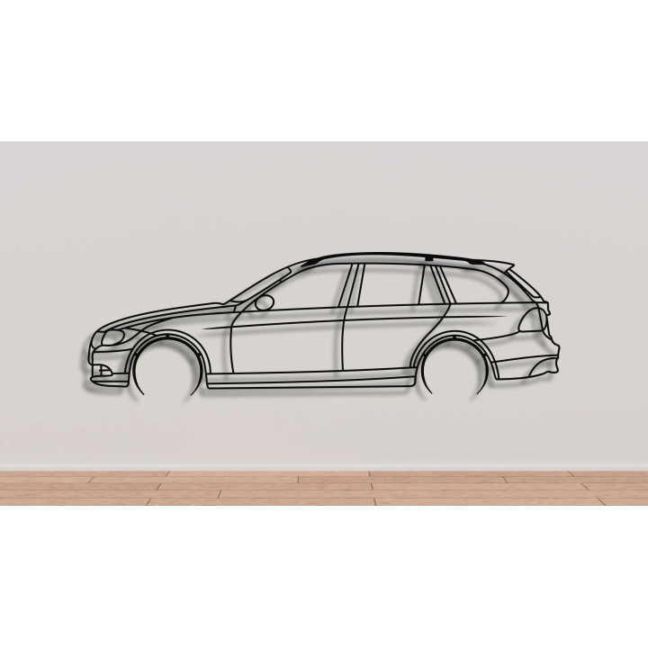 3 series BMW E91 touring full silhouette