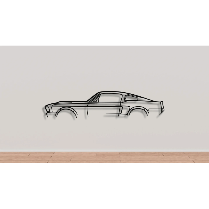 Ford Mustang Elanor full silhouette