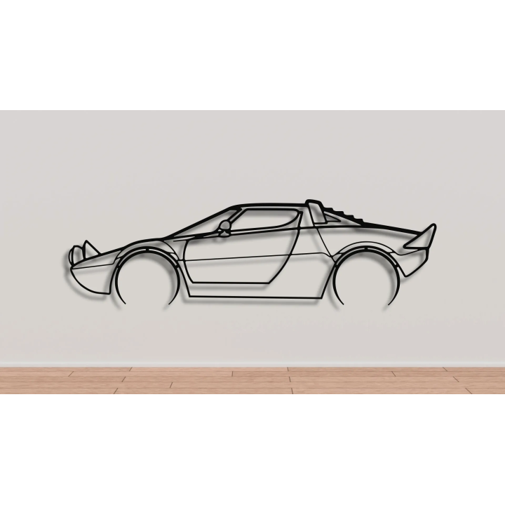 Lancia Stratos full silhouette