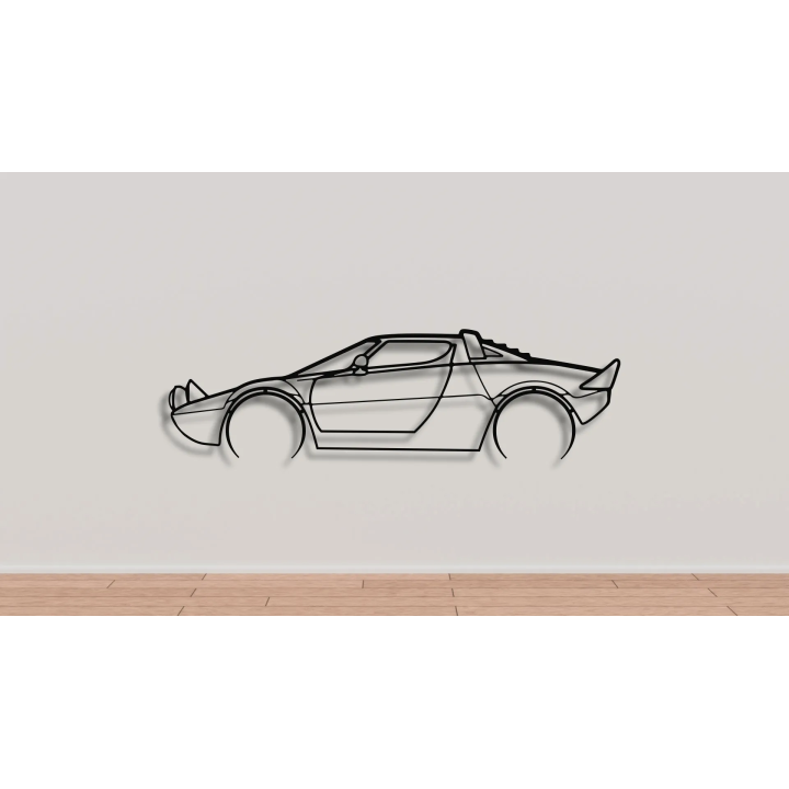 Lancia Stratos full silhouette