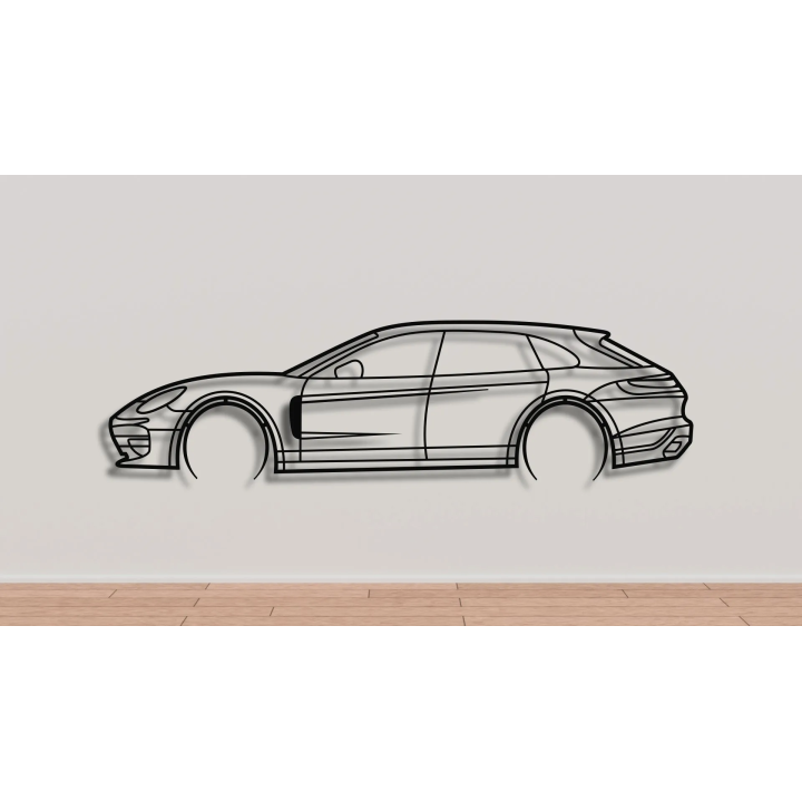 Porsche Panamera full silhouette