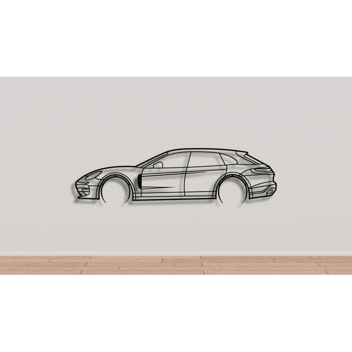 Porsche Panamera full silhouette