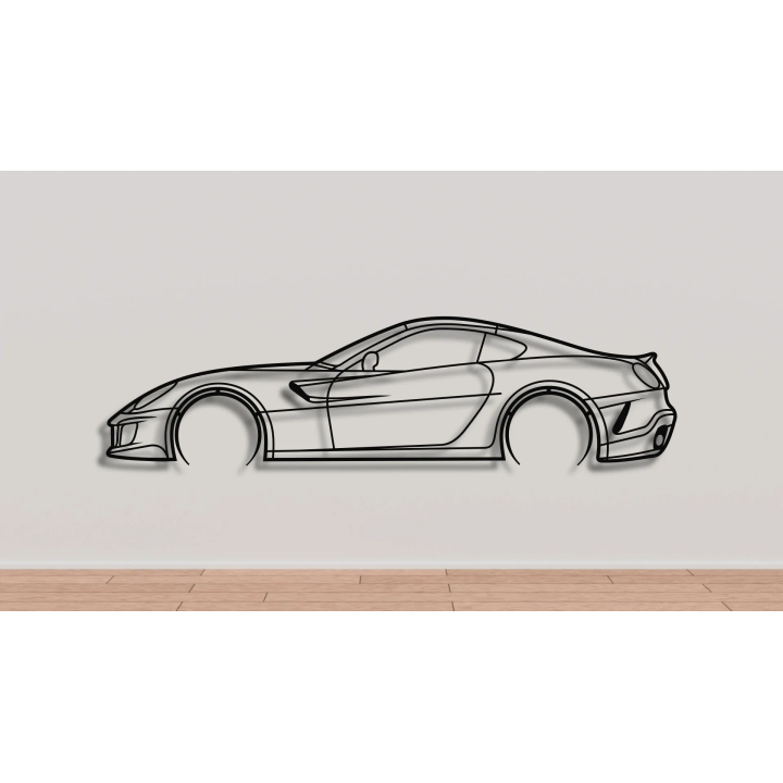 Ferrari 599 GTO full silhouette
