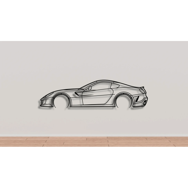 Ferrari 599 GTO full silhouette