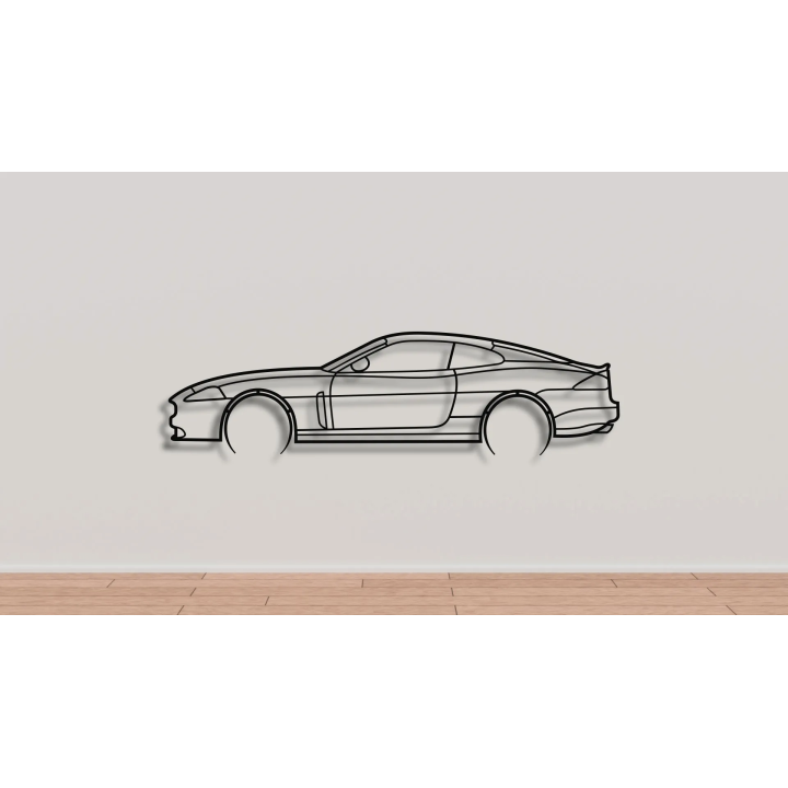Jaguar XK full silhouette