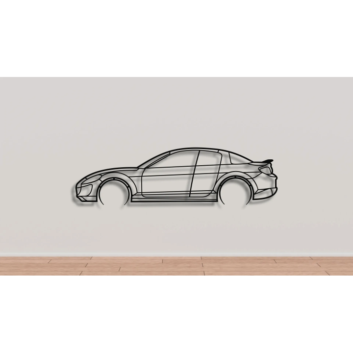 Mazda RX8 full silhouette
