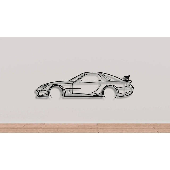 Mazda RX7 full silhouette